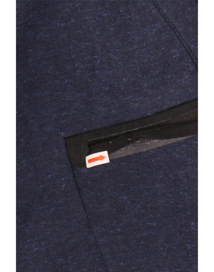 Męskie spodnie dresowe NIKE Crop Cargo, średnio-granatowe, nakrapiane