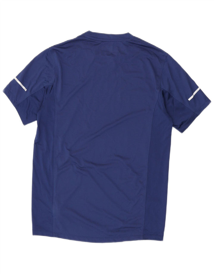 T-shirt męski New Balance, mały, granatowy, poliester