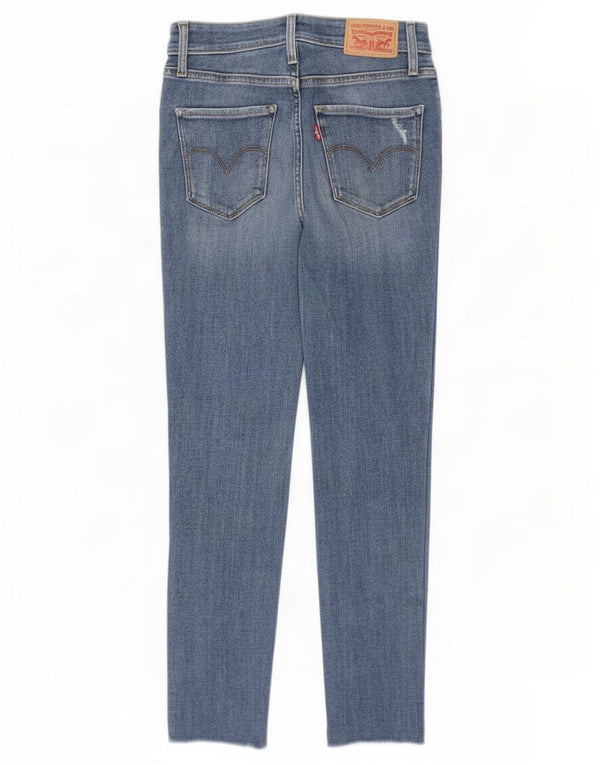 Damskie jeansy Levi's 721 w trudnej sytuacji W27 L26 Niebieska bawełna