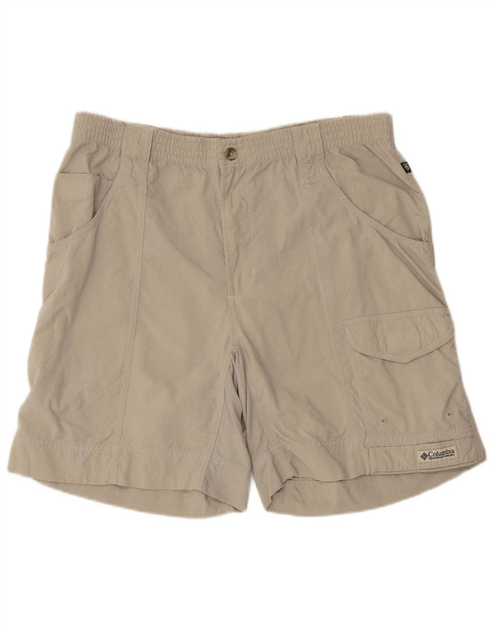 Męskie spodenki cargo Columbia W32, beżowy nylon