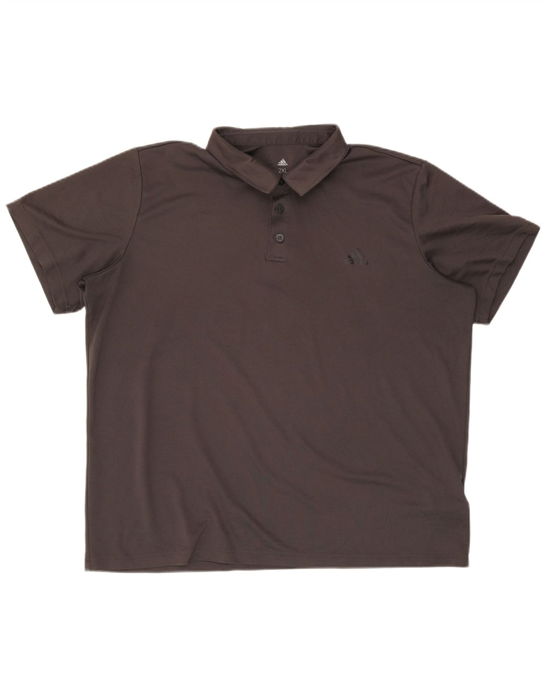 Męska koszulka polo Adidas Climalite 2XL Szary poliester
