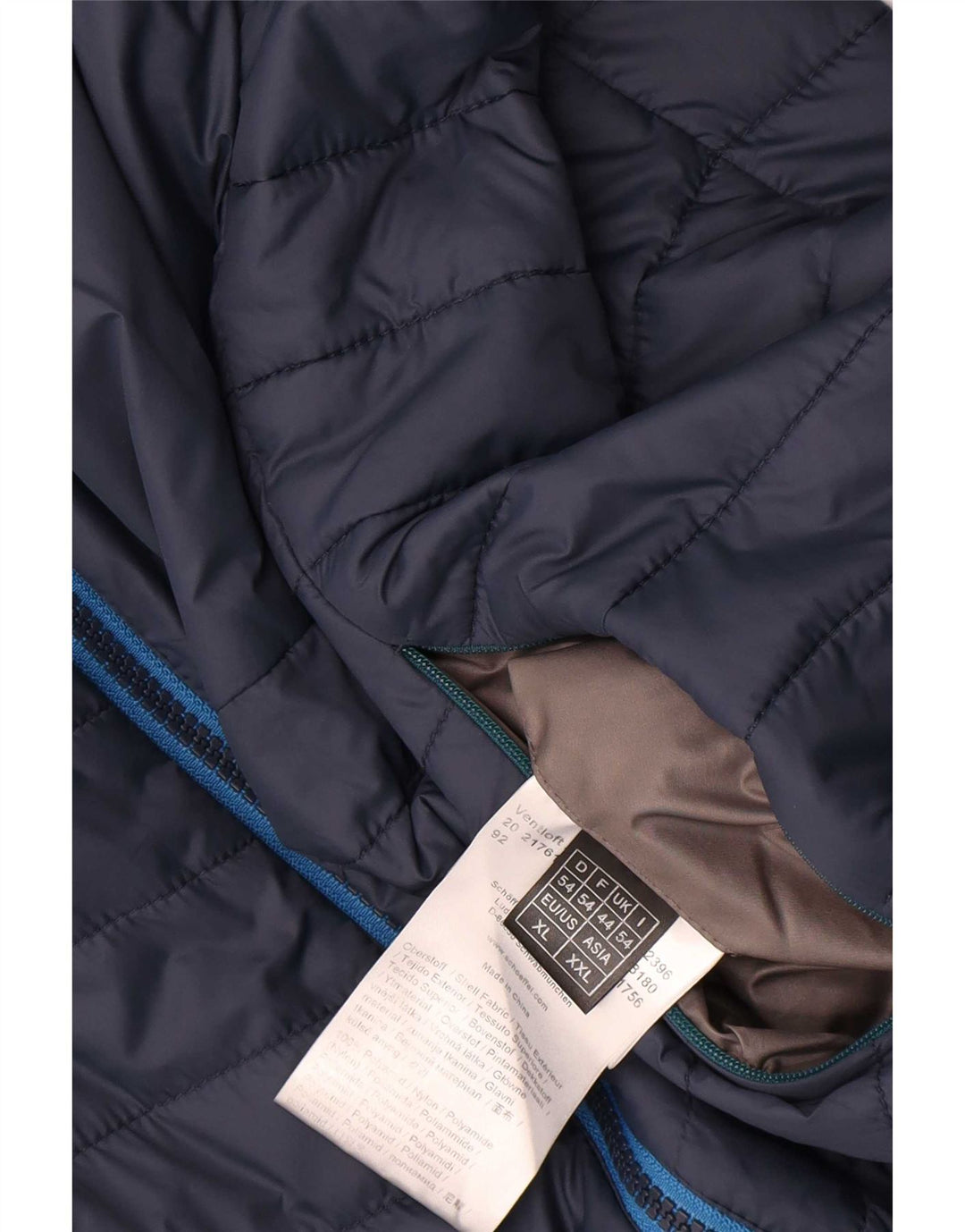 Męska ocieplana kurtka Schoffel UK 44 2XL Granatowy poliamid