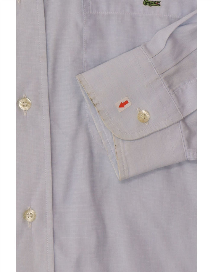 Koszula męska Lacoste rozmiar 42, duża, niebieska, bawełniana