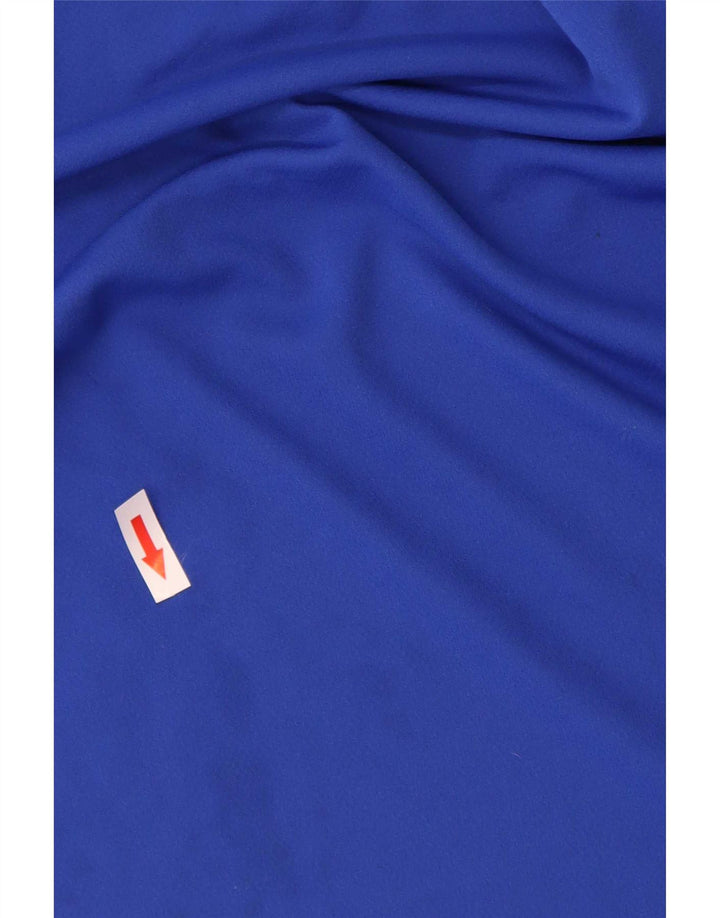 Adidas Męska koszulka Climalite Top 2XL Niebieski poliester z blokami kolorów