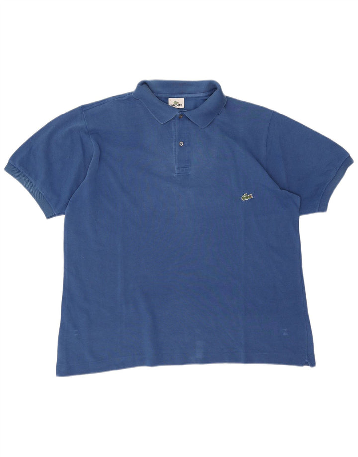Męska koszulka polo Lacoste, rozmiar 6, XL, niebieska, bawełniana