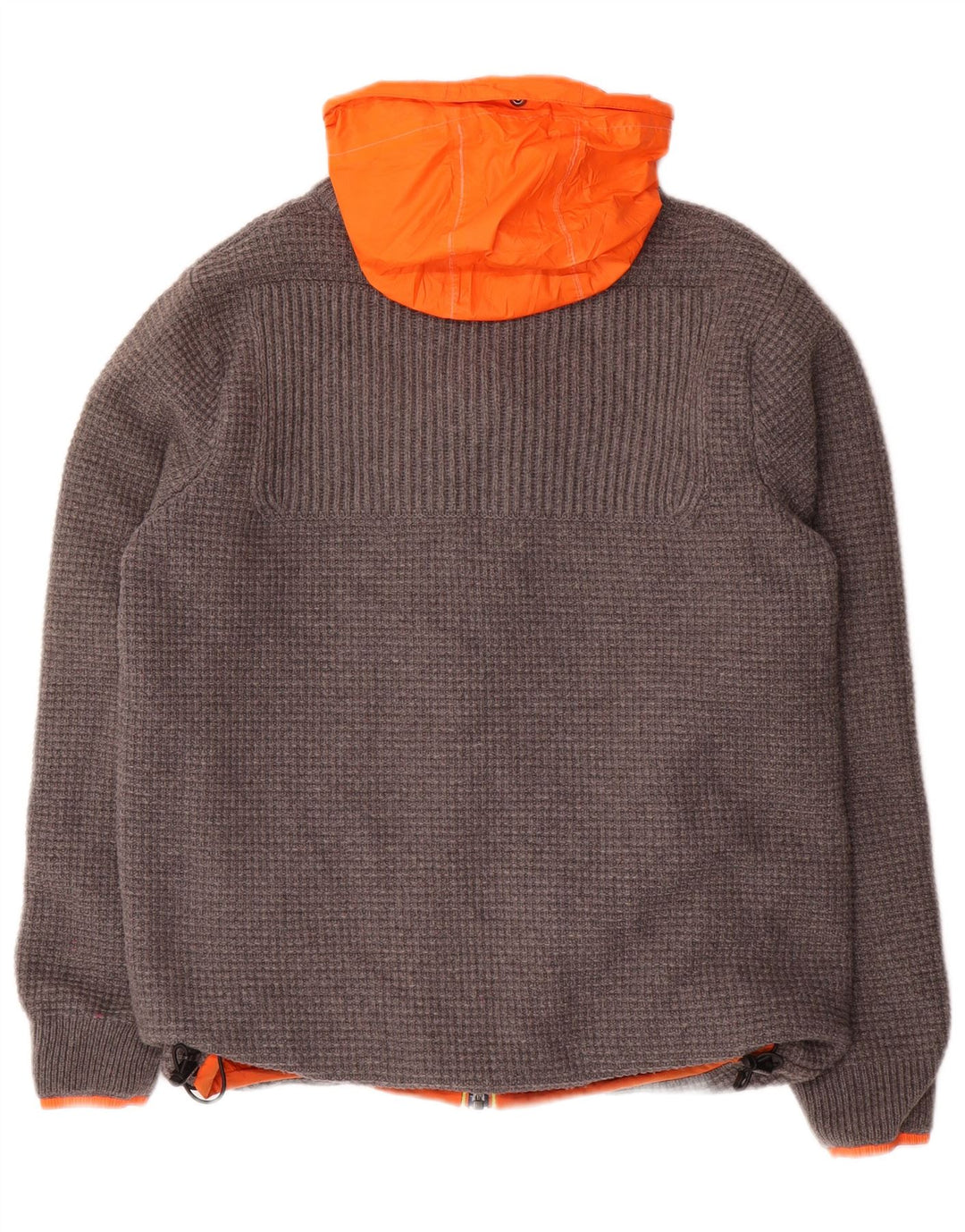 Dwustronna kurtka męska z kapturem K-WAY UK 36 Small, szary poliamid