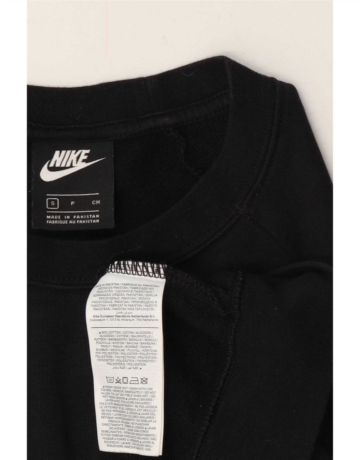 Damski sweter oversize Nike UK 10, mały, czarny, bawełniany