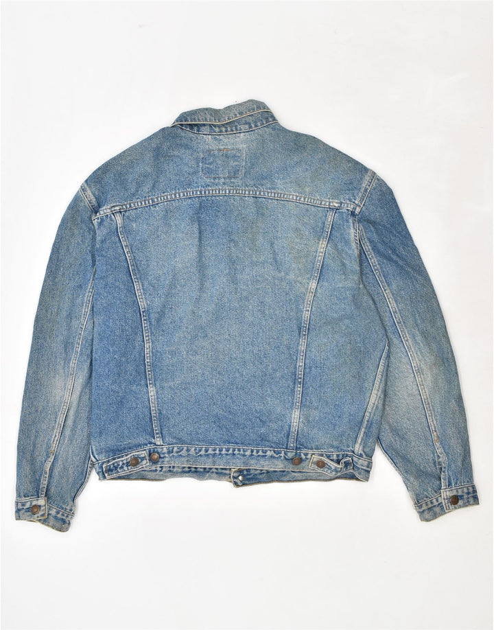Męska kurtka dżinsowa LEVI'S UK 42 XL, niebieska, bawełniana