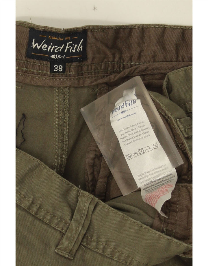 Męskie spodenki cargo Weird Fish W38 XL, bawełna khaki
