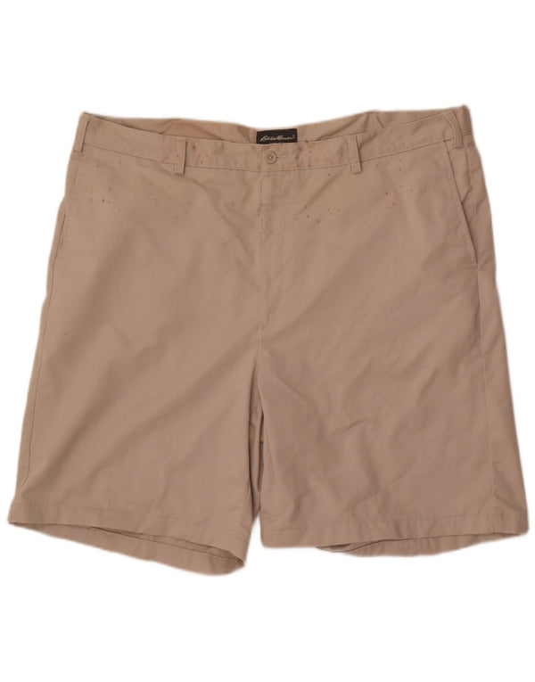 Wysokie spodenki chino męskie Eddie Bauer W44 2XL beżowa bawełna
