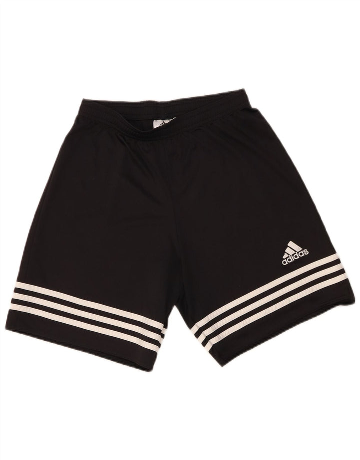Męskie spodenki sportowe Adidas Climalite, małe, czarne, poliestrowe