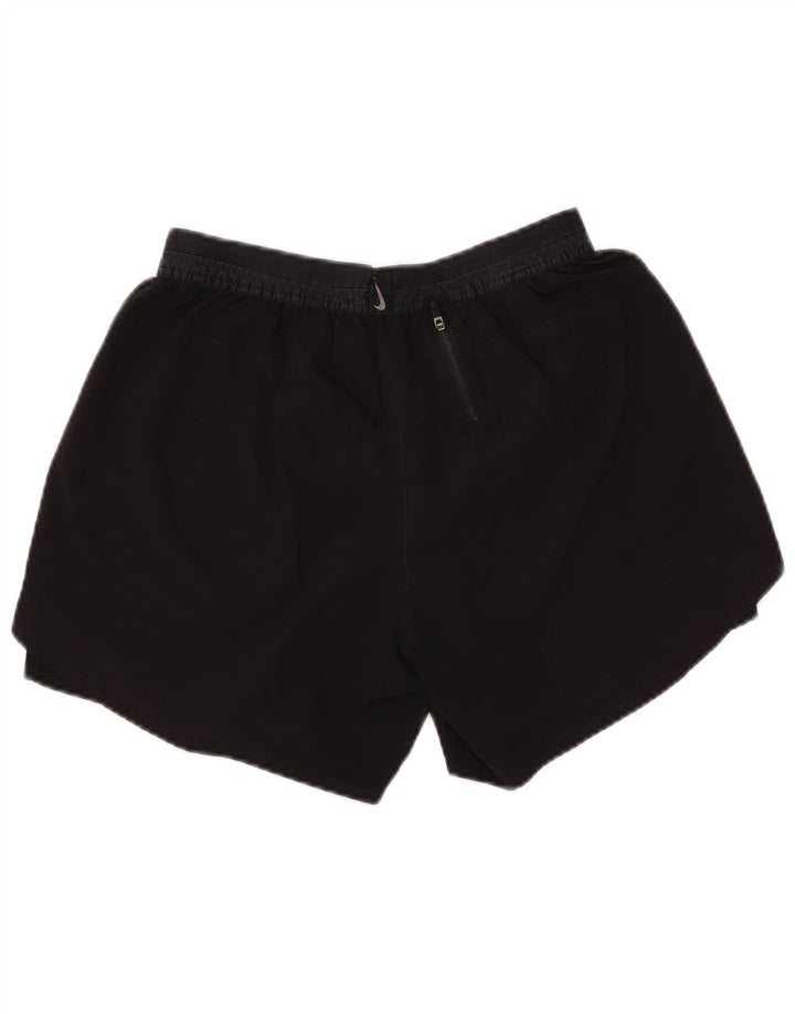 Damskie spodenki sportowe NIKE Dri Fit UK 12, średni czarny poliester