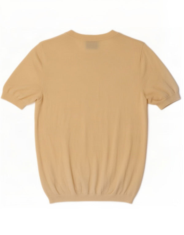 Luisa Spagnoli Damski sweter z dekoltem w łódkę UK 10 Small Beige