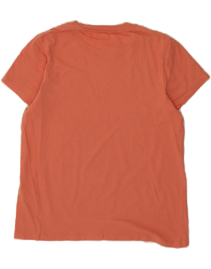 LEVI'S Womens Oversized T-Shirt Top UK 10 Small Orange Cotton Vintage Levi's and Second-Hand Levi's from Messina Hembry 