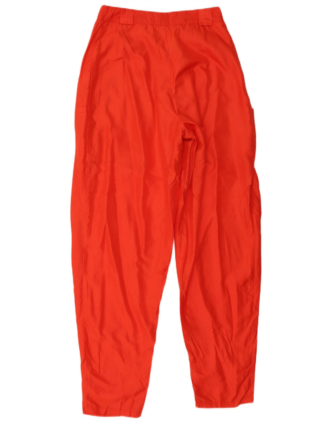 Vintage damskie zwężane spodnie cargo IT 40 Small W26 L32 Czerwony jedwab