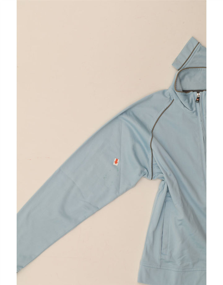 CHAMPION Womens Tracksuit Top Jacket UK 12 Medium Blue Polyester Vintage Champion and Second-Hand Champion from Messina Hembry 