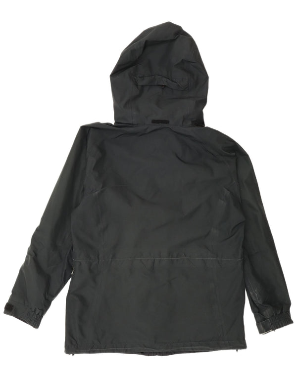 Berghaus Womens Hooded Oversized Rain Jacket UK 10 Small  Black Polyester