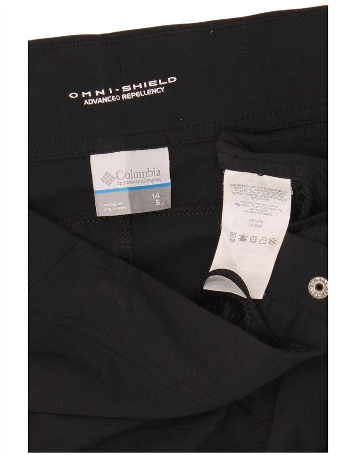 Damskie spodenki chino COLUMBIA Omni-Shield US 14 XL W36 Czarny nylon