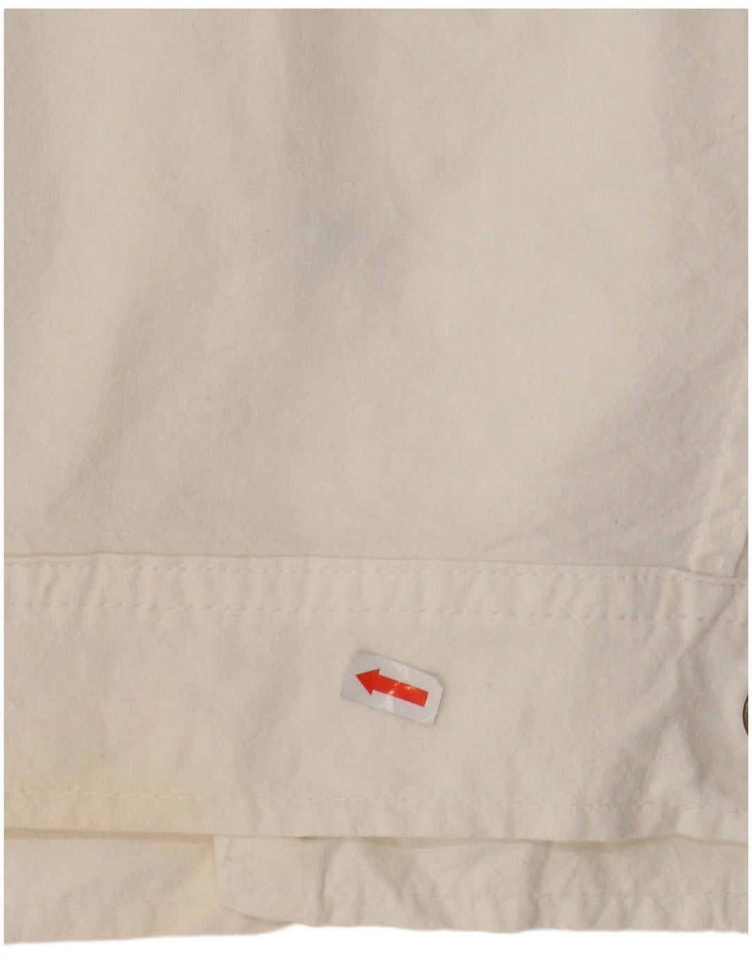 RIFLE Mens Utility Gilet IT 50 Large White Cotton