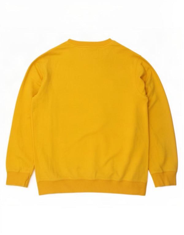 Męska bluza z grafiką Calvin Klein Jeans XL, żółta, bawełniana