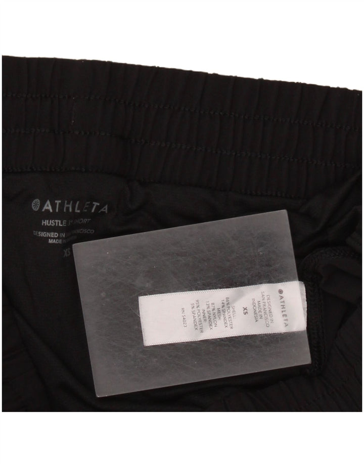 Damskie spodenki sportowe ATHLETA UK 6 XS, czarny poliester