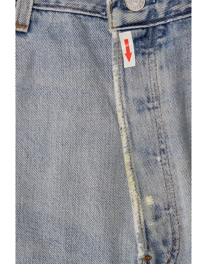 Męskie jeansy Levi's 501 w trudnej sytuacji W36 L28 Niebieska bawełna