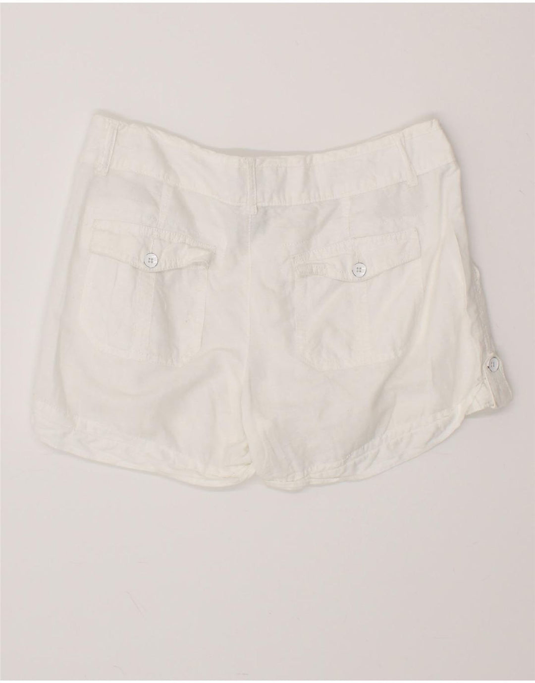 Damskie spodenki codzienne CONVERSE US 8 Medium W34 z białej lnu
