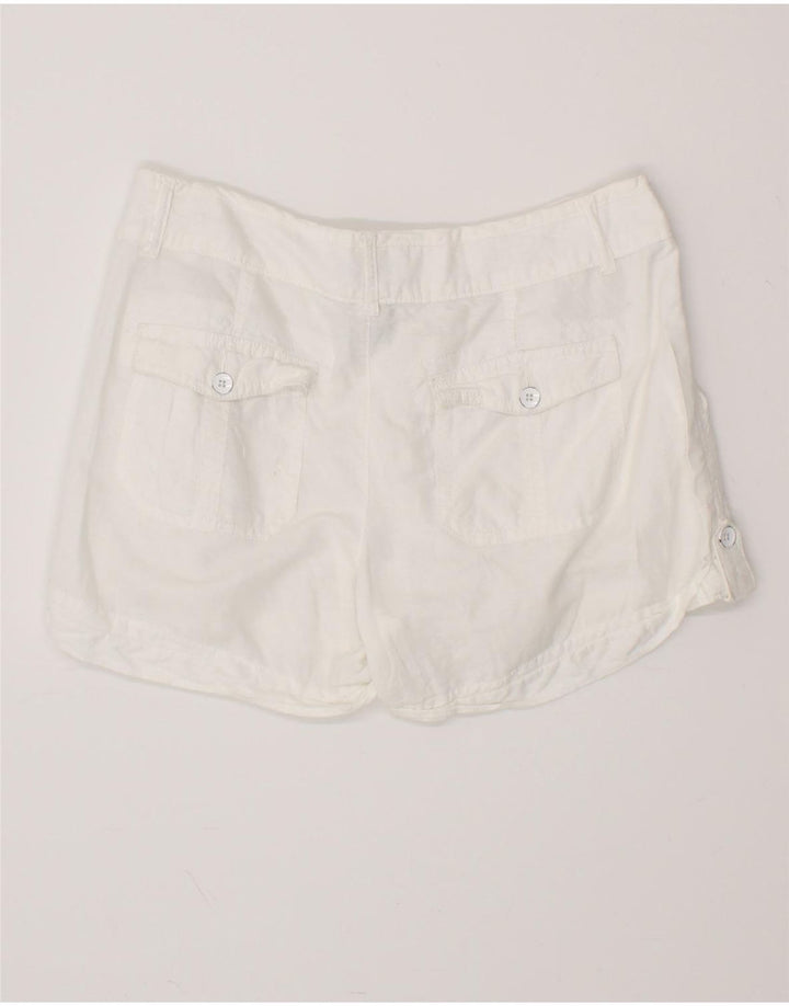 Damskie spodenki codzienne CONVERSE US 8 Medium W34 z białej lnu