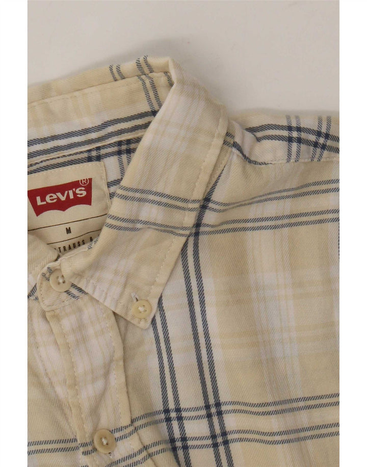 Koszula męska Levi's w średnią żółtą kratę