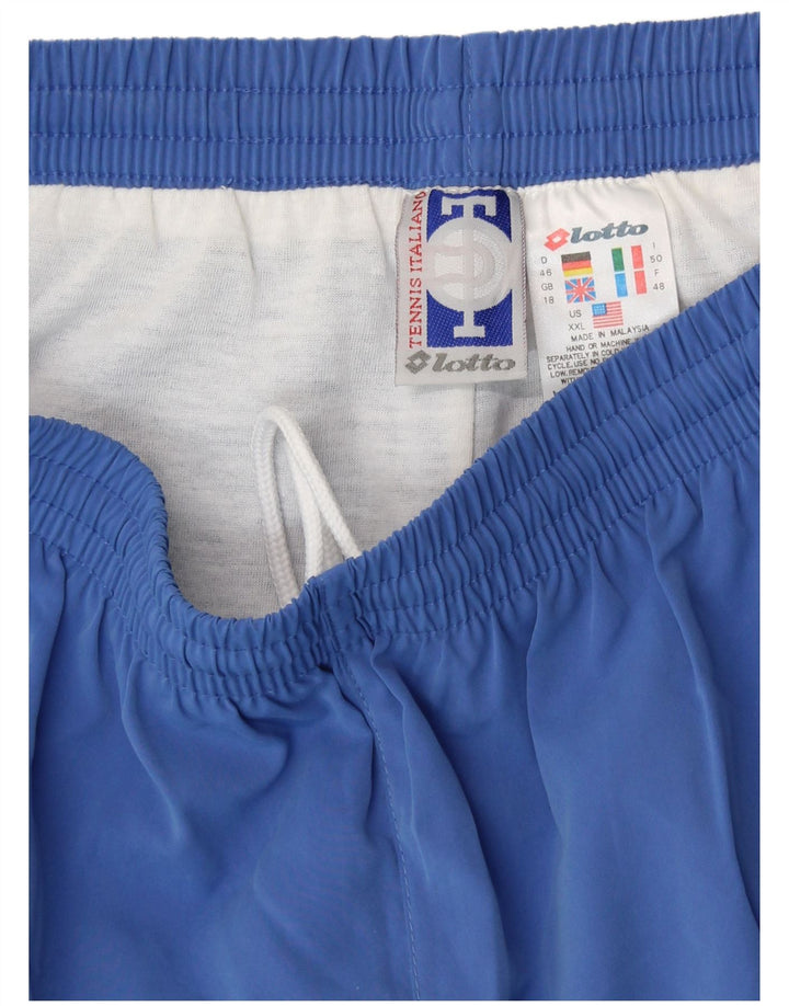 Damskie spodnie dresowe LOTTO UK 18 XL Niebieski poliester