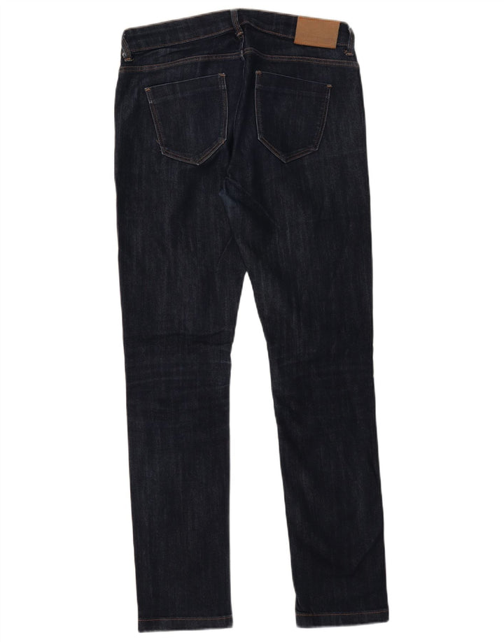 Damskie jeansy skinny ze średnim stanem ZARA EU 40 Medium W30 L30 granatowe