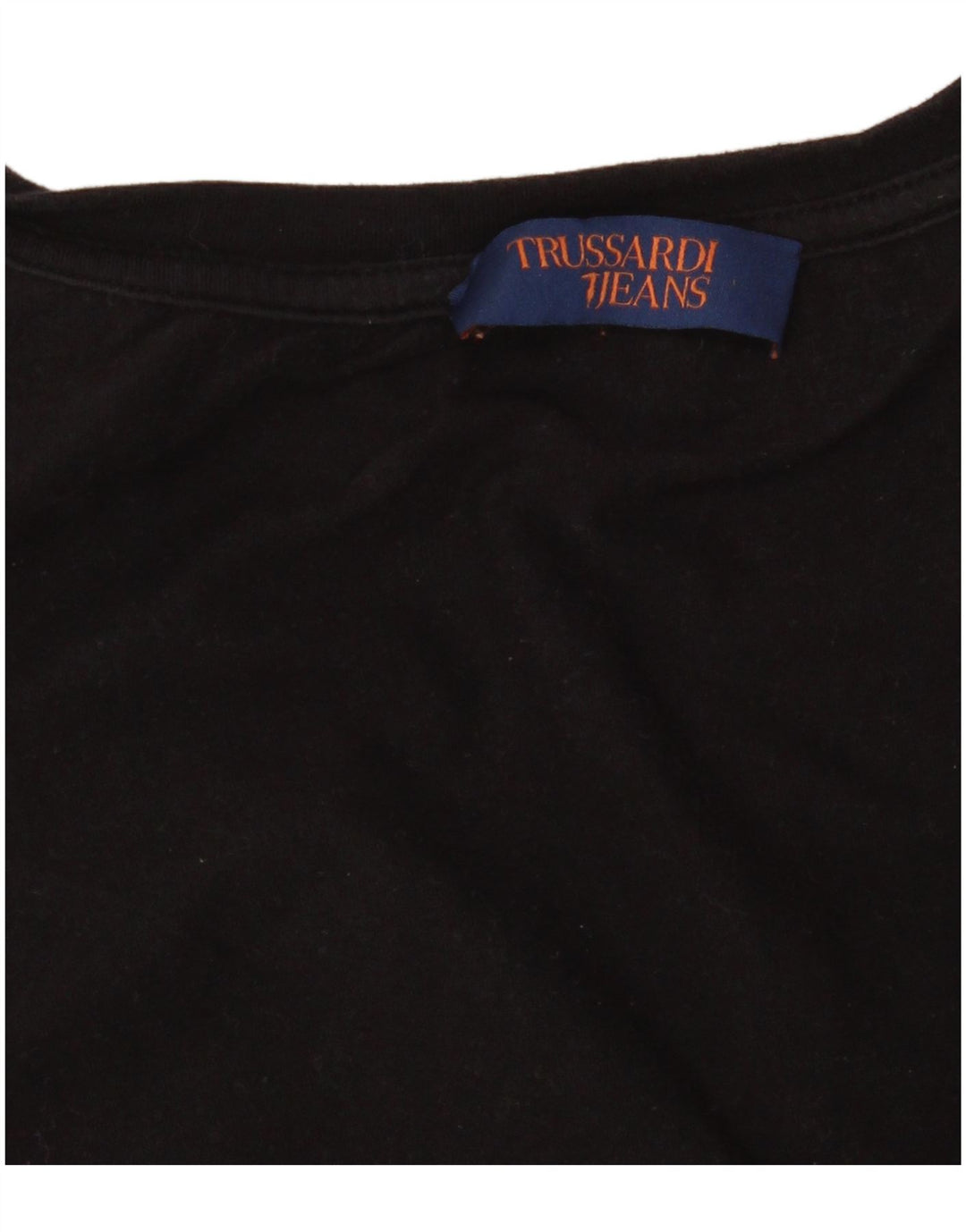 Damska koszulka graficzna Trussardi Jeans Top UK 14 Medium Black
