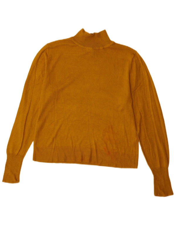 Sweter damski Zara z golfem UK 10 Small Beige