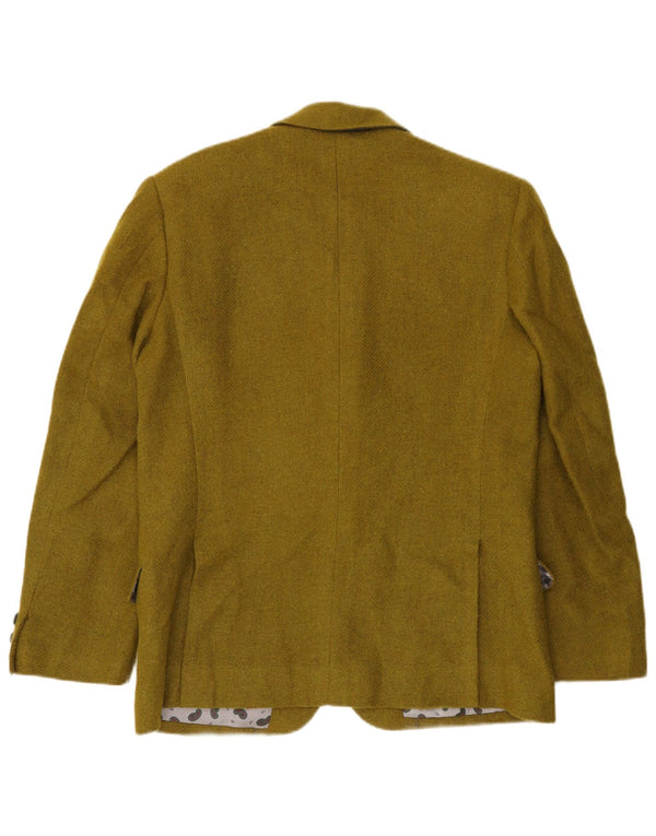Vintage Mens 2 Button Blazer Jacket UK 38 Medium Green