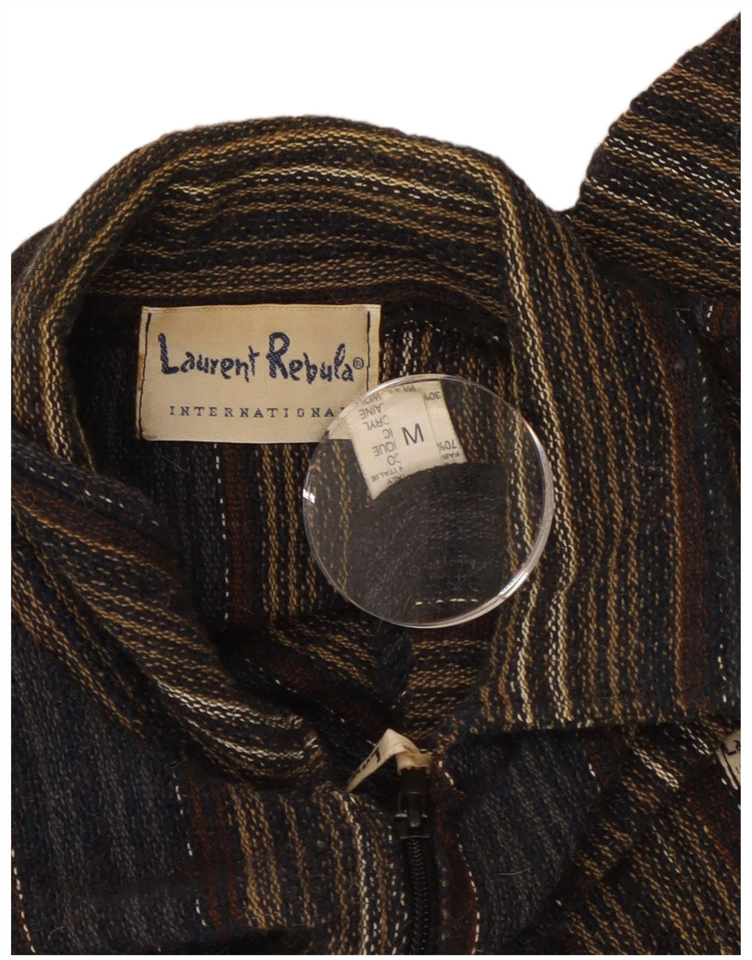 Vintage męska koszula flanelowa, średnia, wielobarwna, akrylowa