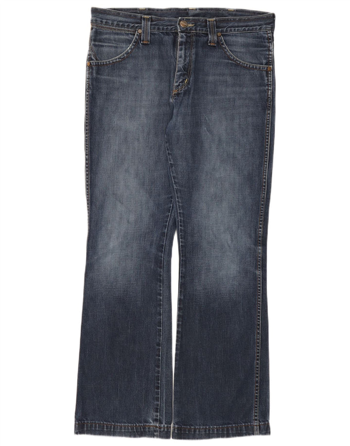 Wrangler Męskie dżinsy Dayton Bootcut W34 L32 Niebieskie bawełniane