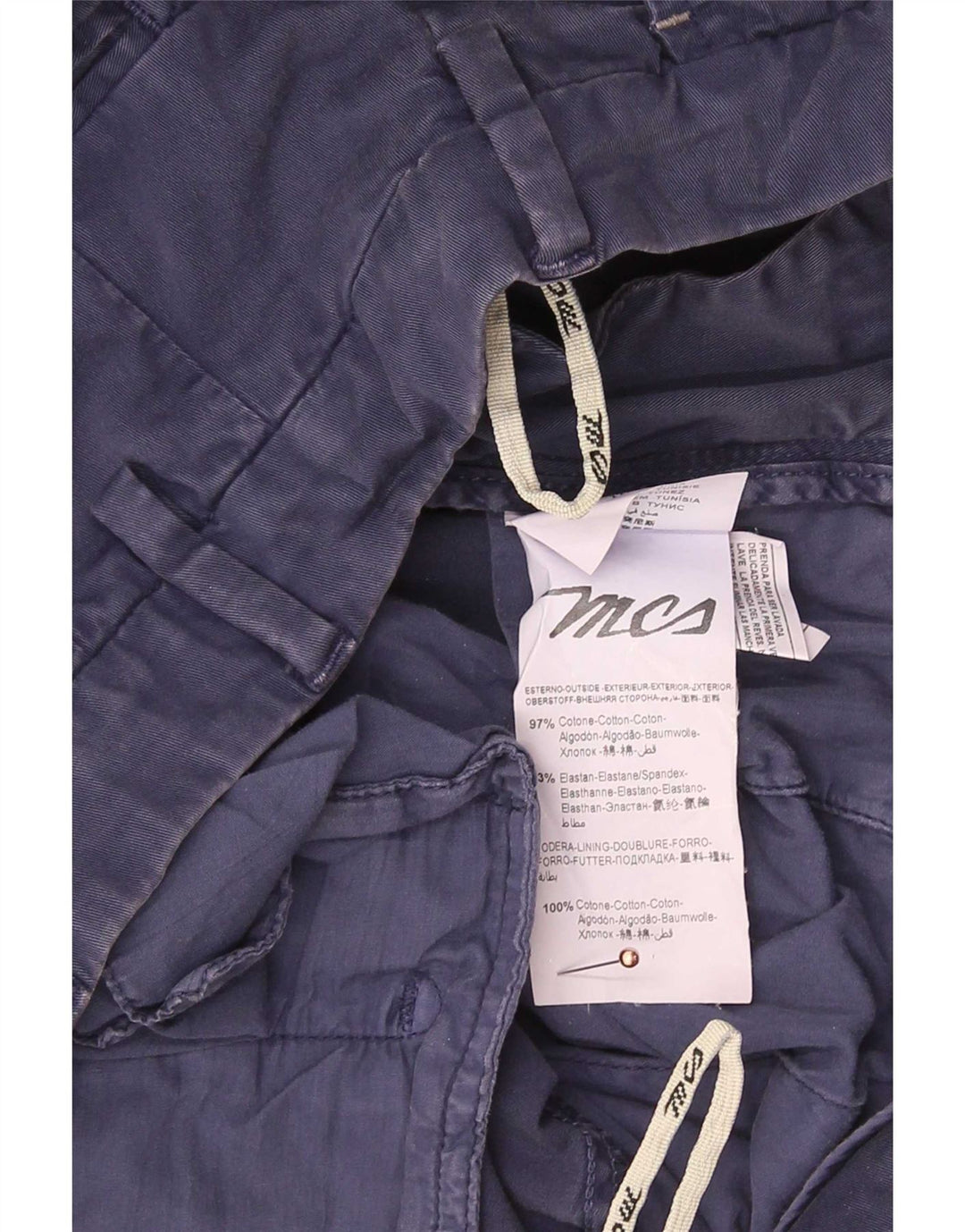 Męskie spodnie Chino Marlboro Classics EU 48 Medium W32 L34 Granatowe