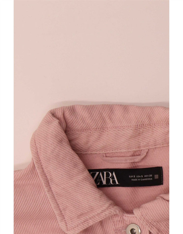 Kurtka damska Zara Oversize UK 10, mała, różowa