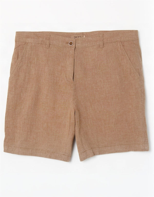Damskie spodenki chino z wysokim stanem Dack IT 48 XL W34 beżowe