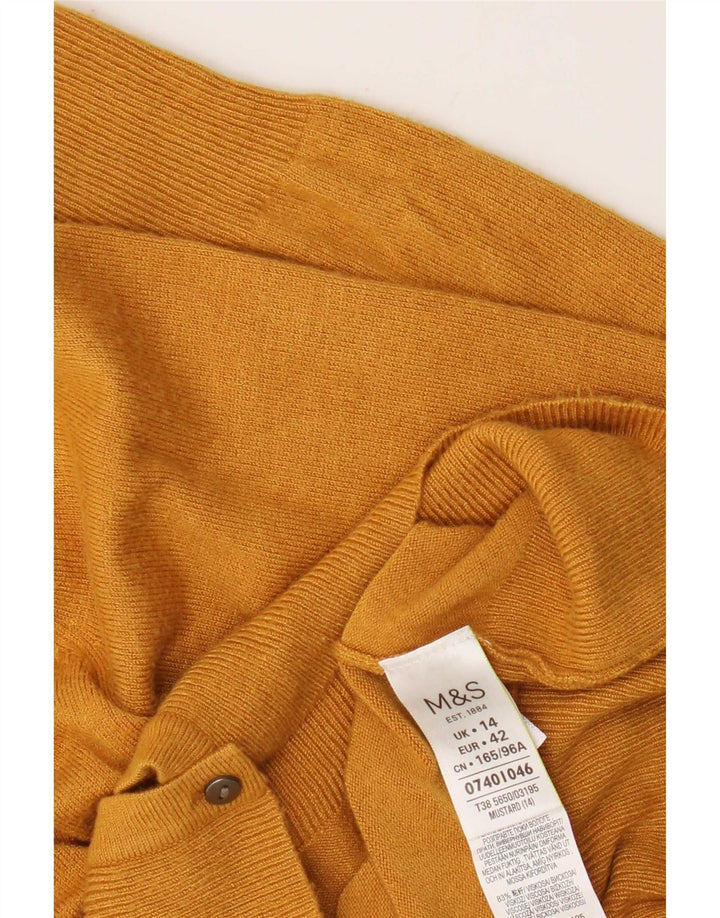 Sweter damski Marks & Spencer UK 14, duży, beżowy, wiskoza
