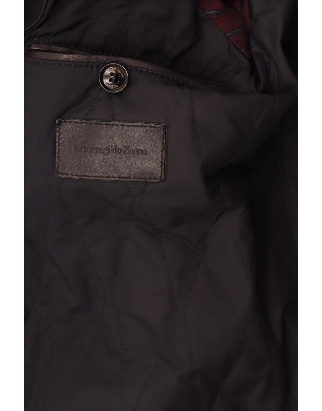 Męska marynarka zapinana na 2 guziki Ermenegildo Zegna IT 48 Średni granatowy Classi