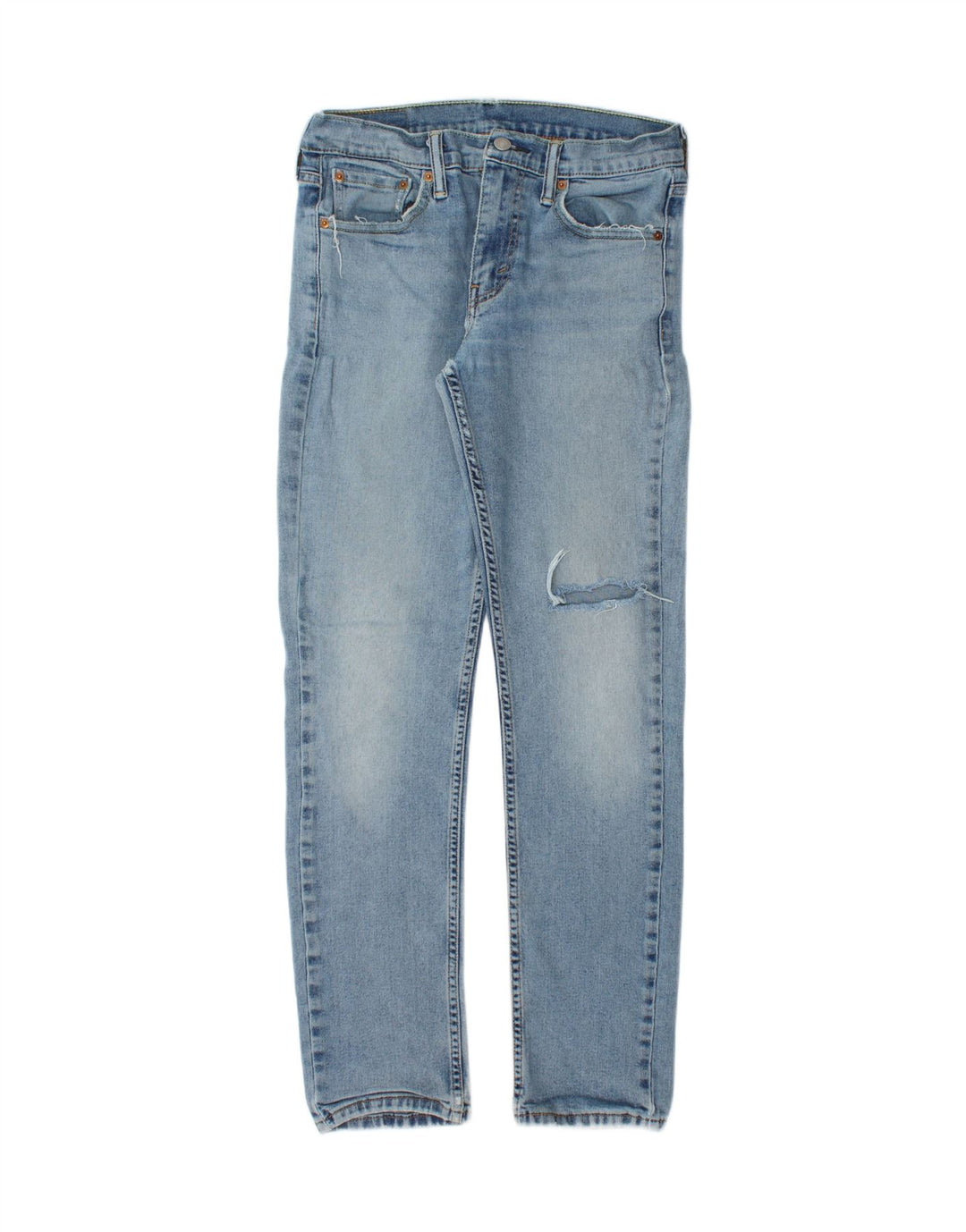 LEVI'S Mens 511 Distressed Slim Jeans  W30 L30 Blue Cotton