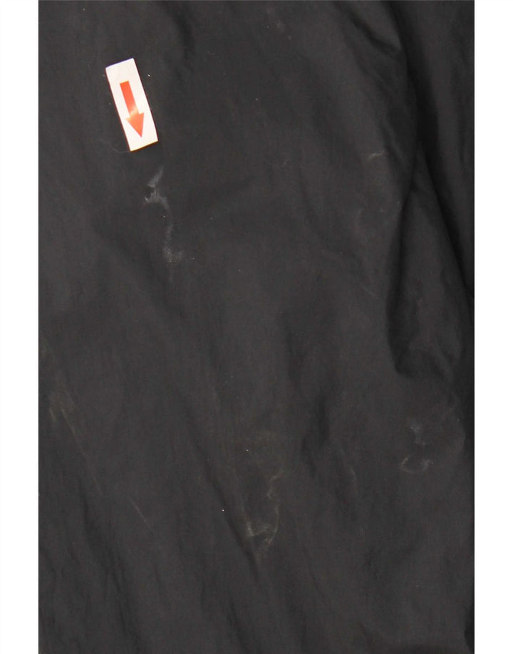 Męska kurtka przeciwdeszczowa z kapturem Nike UK 36/38 Mały czarny nylon