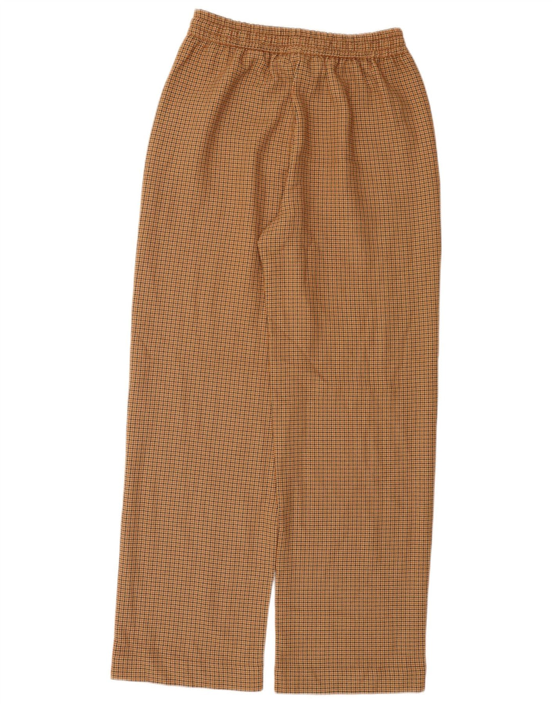 Proste spodnie damskie Zara, średnie W28 L29, brązowa pepitka