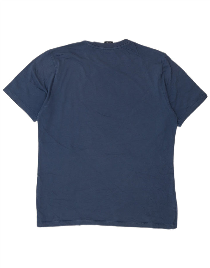 Męski T-shirt z grafiką North Sails, średni, granatowy