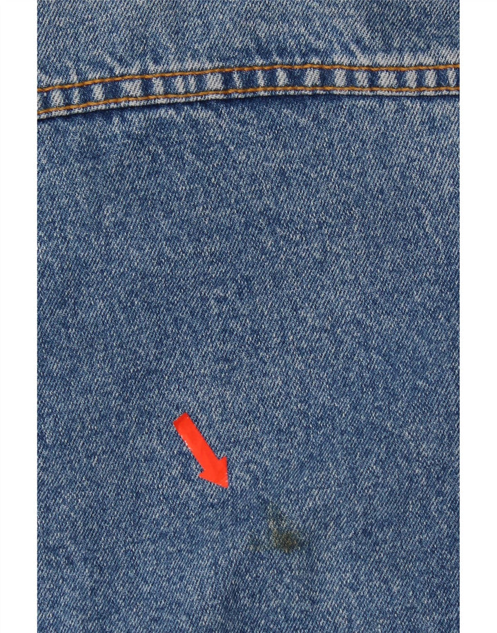 Vintage męska kurtka dżinsowa UK 36 Small Blue Cotton