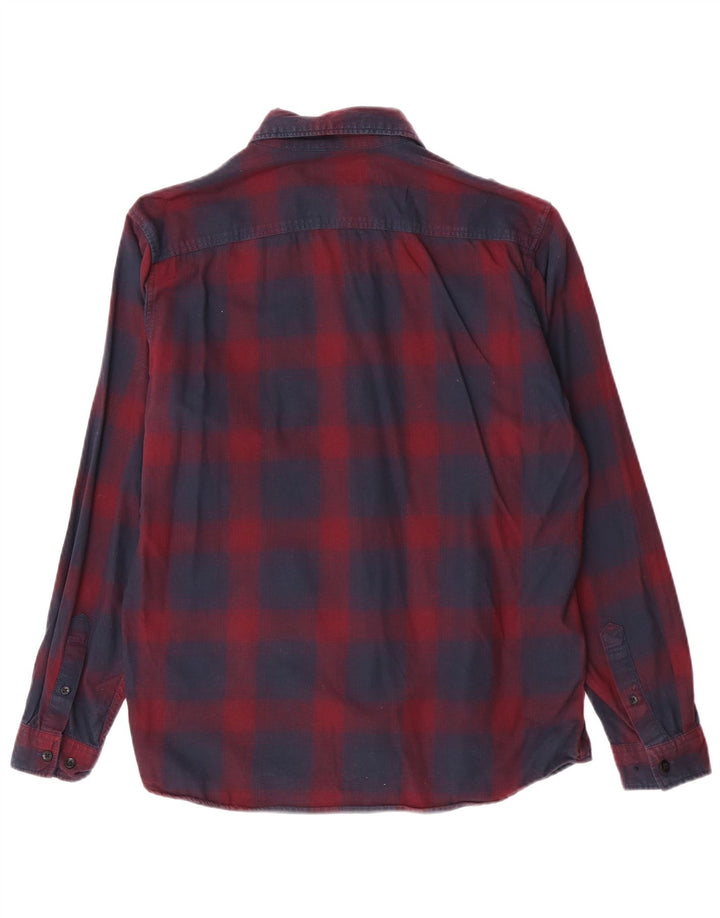 Męska koszula flanelowa Jack & Jones, duża, granatowa, bawełniana w kratę