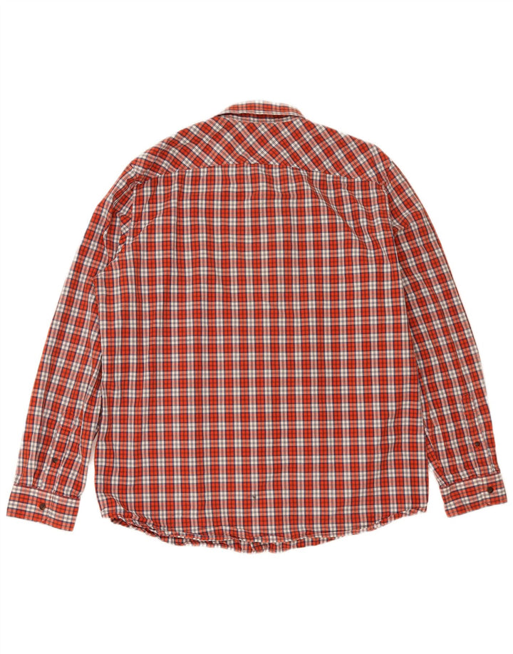 Koszula męska Timberland Slim Fit 2XL, bawełniana w czerwoną kratę