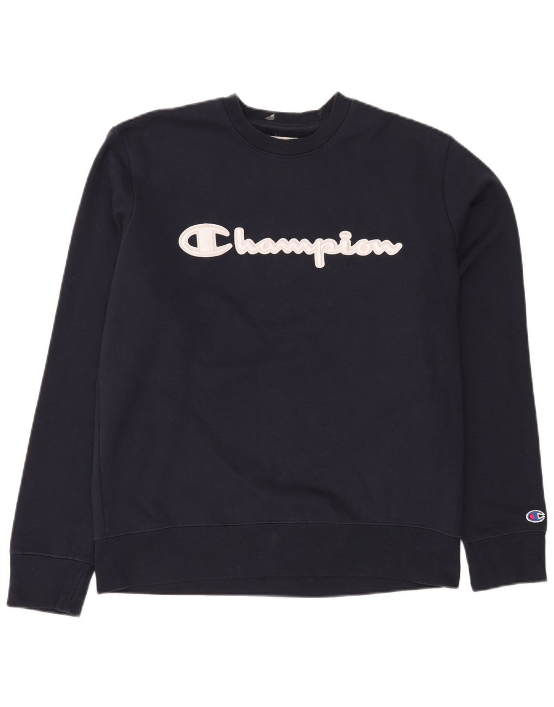 Męska bluza Champion Elite Graphic Jumper, średnia czarna, bawełniana