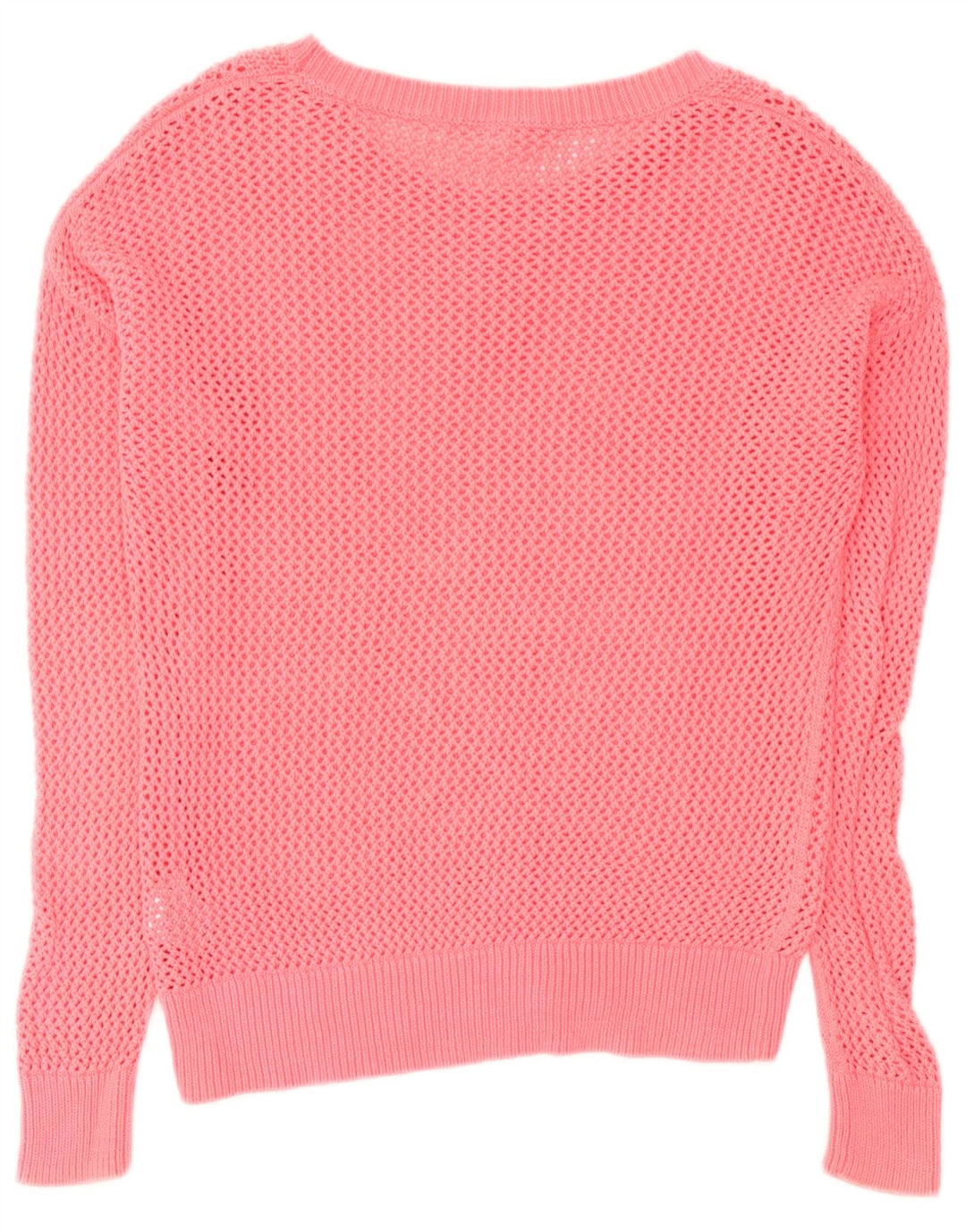 Damski sweter oversize Gap z dekoltem w łódkę, UK 10, mały różowy